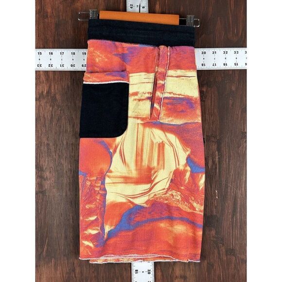 Nike Swoosh Organic Distortion Alumni Sweat Shorts Fleece CW4805-100 Men's Small - Picture 4 of 8